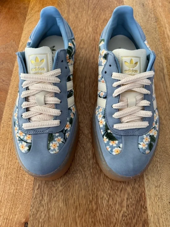 Adidas Floral Sambae X Liberty London Shoes NWOT - Picture 6 of 10